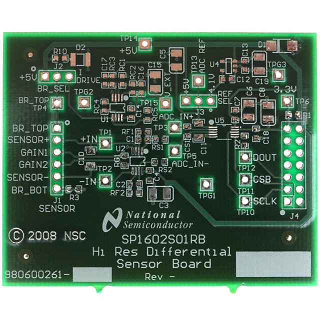 The model is SP1602S01RB-PCB/NOPB