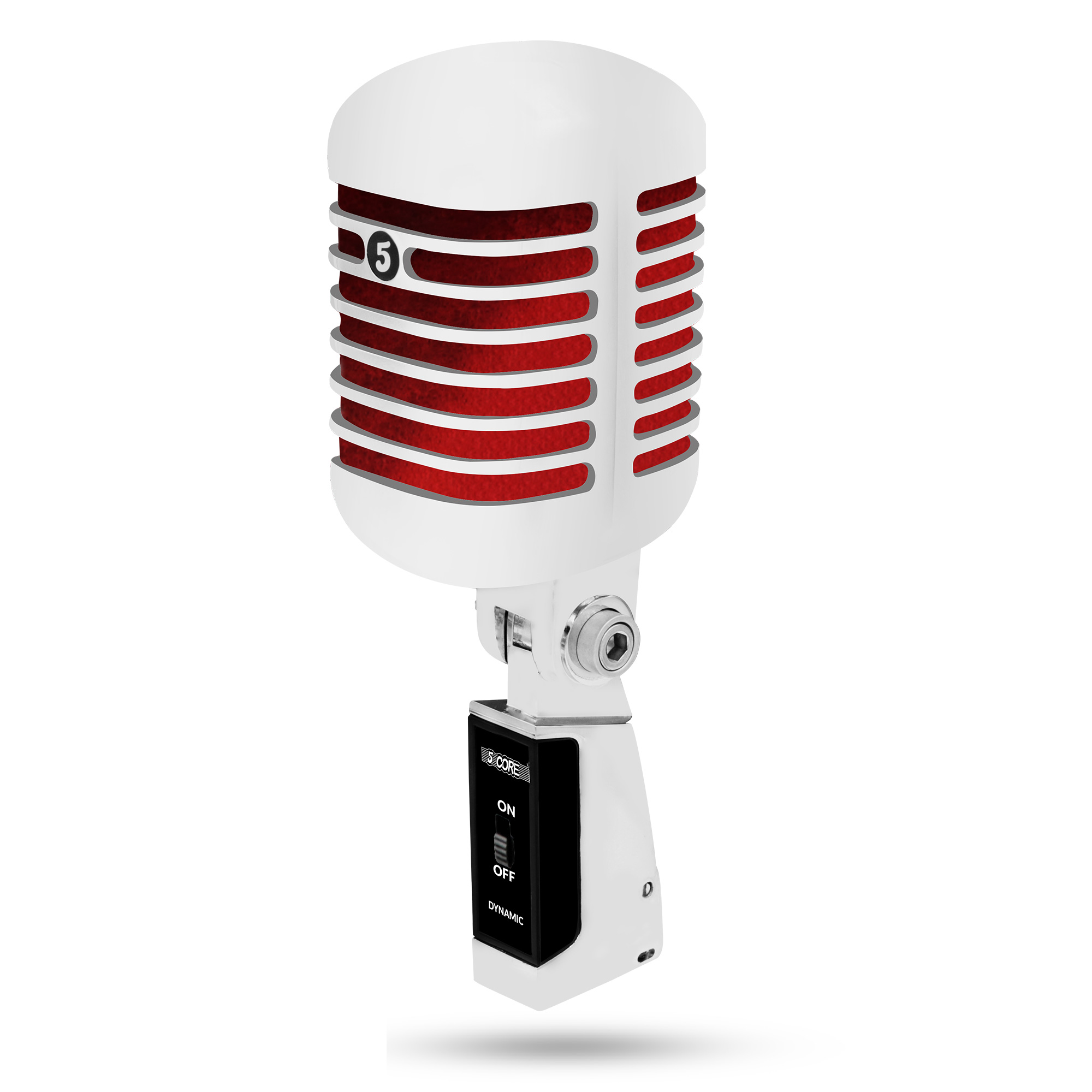The model is RTRO MIC CH RED