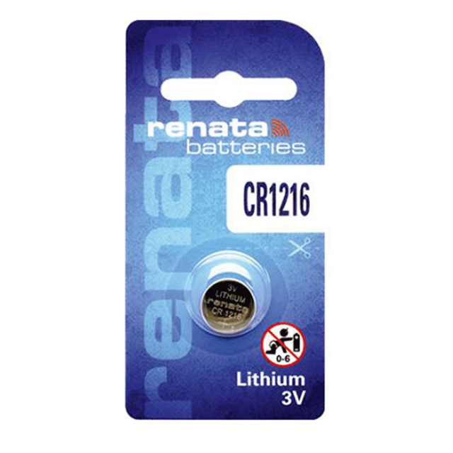 the part number is CR1216 (1 BATTERY)