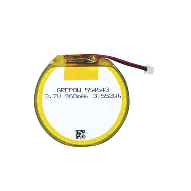 the part number is GRP554543-1C-3.7V-960MAH WITH PCM