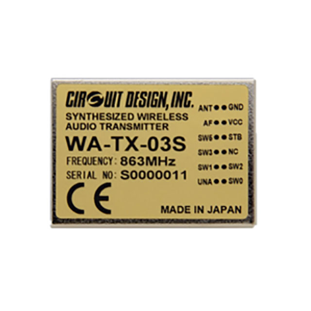 the part number is WA-TX-03S